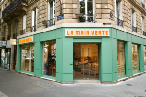 vitrine de la main verte bio